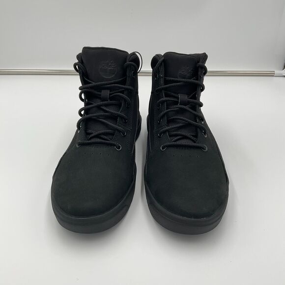 Men\'s Timberland Allston Mid Lace Sneaker Boot‎ Black Nubuck Leather TB0A69V5EQ4 main image 6